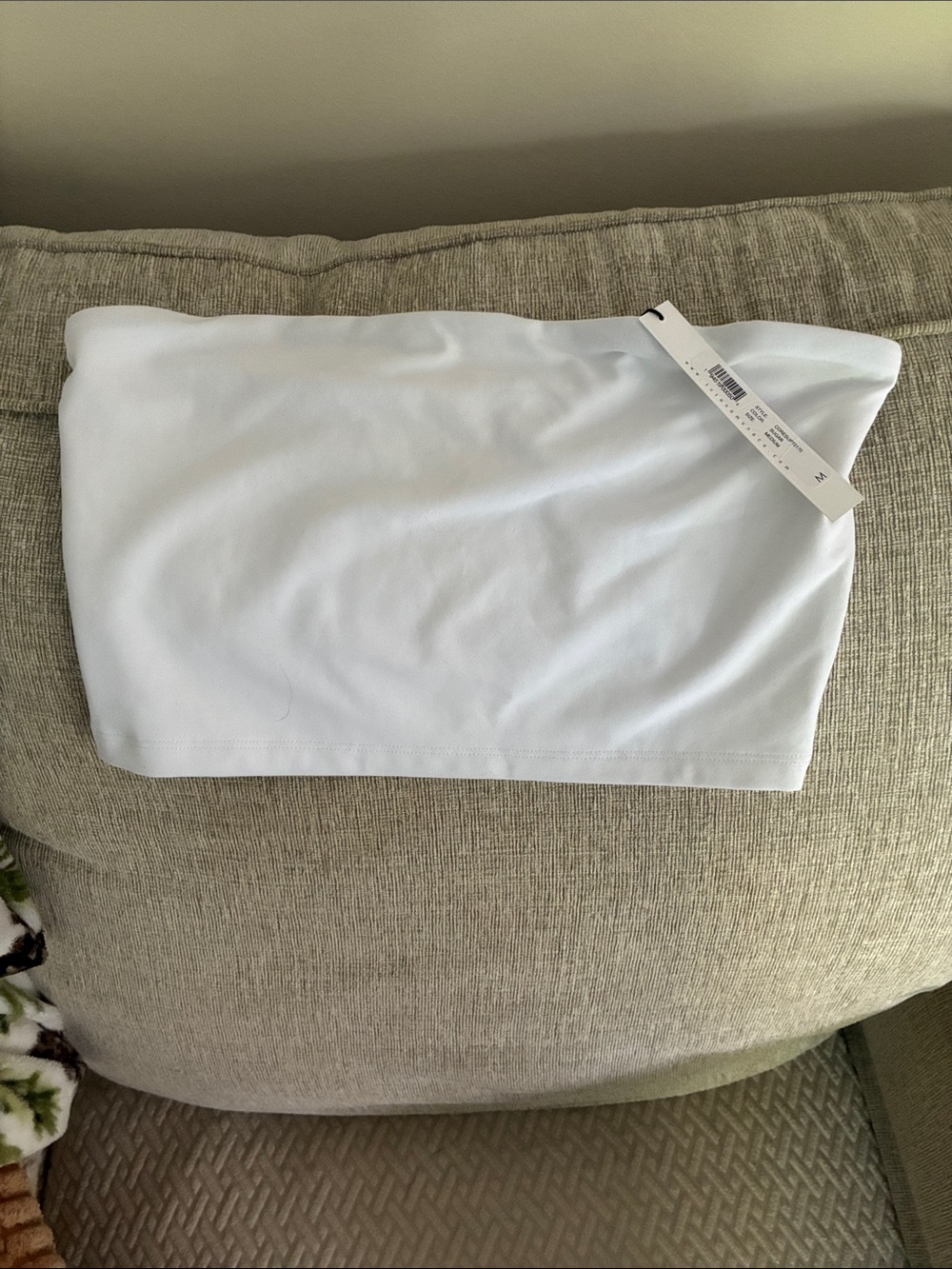Susana Monaco White Strapless Bandeau Top